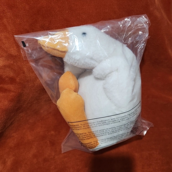 White Goose Plush-Soft Swan Stuffed Animal Pillow Huge Cute Cozy Goose. NEW!! - Picture 2 of 12